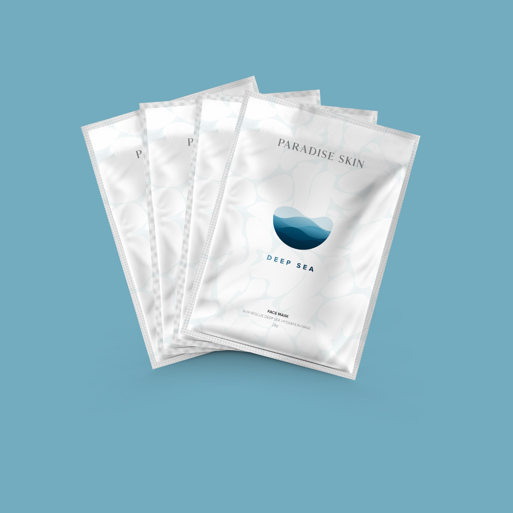 SUN RESCUE -  DEEP SEA HYDRATION MASK  -  4pack